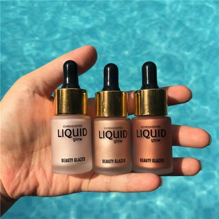 Beauty Glazed Liquid Highlighter Make Up Highlighter Cream Concealer Shimmer Face Glow