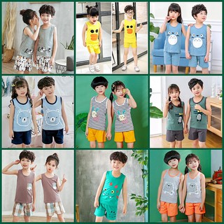 🌟ชุดเด็กโต ไซส์ 110-140 ชุดเสื้อกล้ามพร้อมส่ง