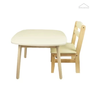 MINIWOOD โต๊ะเก้าอี้เด็ก เก้าอี้เด็กอนุบาล kids table and chairs