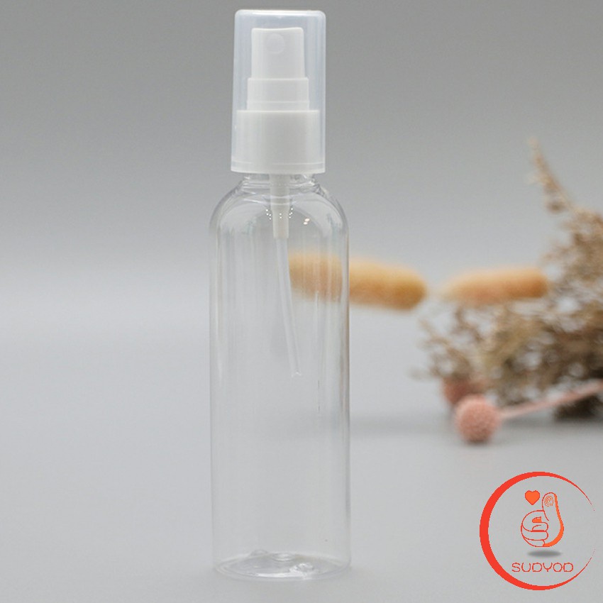 ขวดใส่สเปรย์พกพา ขวดสเปรย์ สีใส ขวดสเปรย์น้ำหอม มี ขนาด 30 50 100 มล  Transparent spray bottle