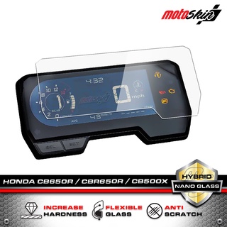 ฟิล์ม Plexiglass กันรอยหน้าปัด HONDA CB / CBR650R / CB500X PLEXIGLASS Dashboard Protection Film