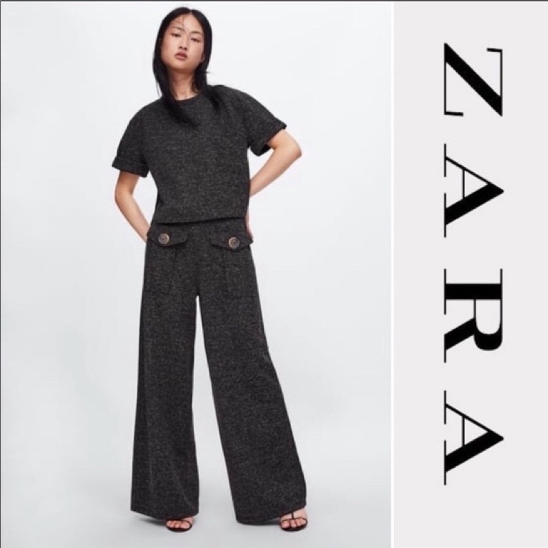 ชุดเซ็ท ZARA ผ้ายืดลาย tweed