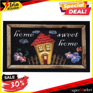 พรม HOME L&amp;S EVAN 50X70 ซม. สีดำ พรมภายใน RUG HOME L&amp;S EVAN 50X70 BLACK