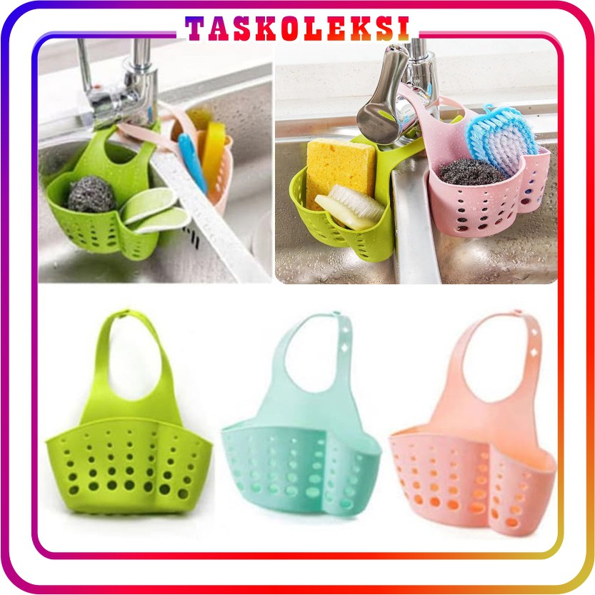 TK R065 แขวนฟองน้ําล้างจานเครื่องเป่า Organizer ตะกร้าอ่างล้างจานสบู่ก๊อกน้ํา