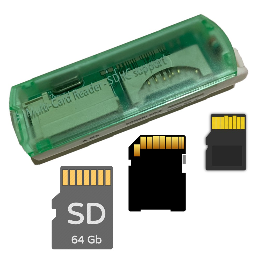 การ์ดรีดเดอร์ เครื่องอ่านการ์ด USB2.0 / WRITER ทั้งหมด 1 อัน