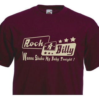 เสื้อยืดครอปเสื้อยืด พิมพ์ลาย Rock Billy Rockabilly 50S 60 N Roll สไตล์วินเทจย้อนยุค สําหรับผู้หญิงS-5XL