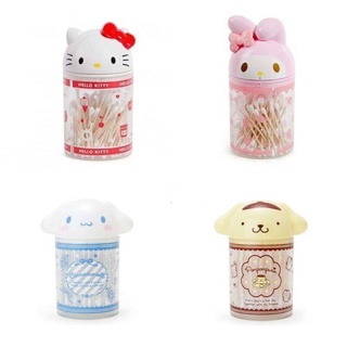 (!!) กล่องใส่ไม้ปั่นหู​ Sanrio งานชนช็อป สินค้าพร้อมส่ง 4 ลาย