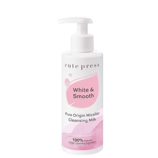 CUTE PRESS ไมเซลลาร์ เคล็นซิ่ง มิลค์ PURE ORIGIN MICELLAR CLEANSING MILK ขนาด 200 ml.