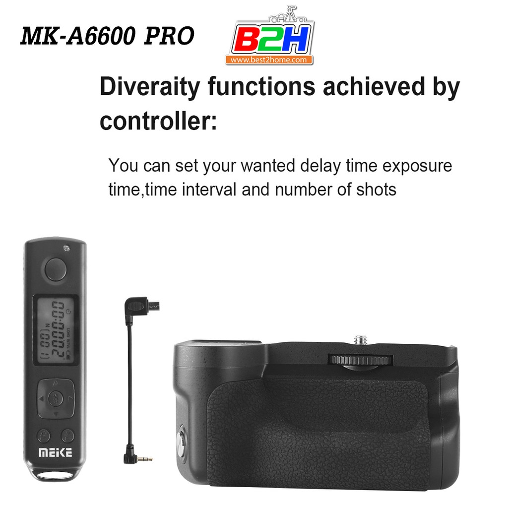 Meike MK-A6600 PRO Built-in 2.4GHZ Remote for Sony A6600