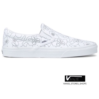 VANS SLIP ON U-PAINT CAMO DAISY SNEAKERS สินค้ามีประกันแท้