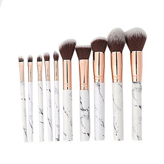 【Hot new products】ชุดแปรงแต่งหน้าอายแชโดว์ 10 ชิ้น/ Eye Makeup Beauty Mask Brush Cosmetic Skin Care DIY Tool