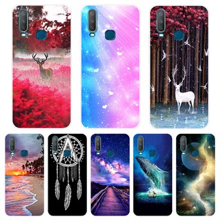 เคสโทรศัพท์มือถือ ซิลิโคน TPU ลายการ์ตูน สําหรับ Vivo Y15 2020 Y17 Y15 Y12 U3 X Y15 Y17 Y12 U3 X