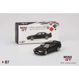 MINI GT [87] NISSAN SKYLINE GT-R BLACK W/ BBS LM WHEEL   ของใหม่แท้