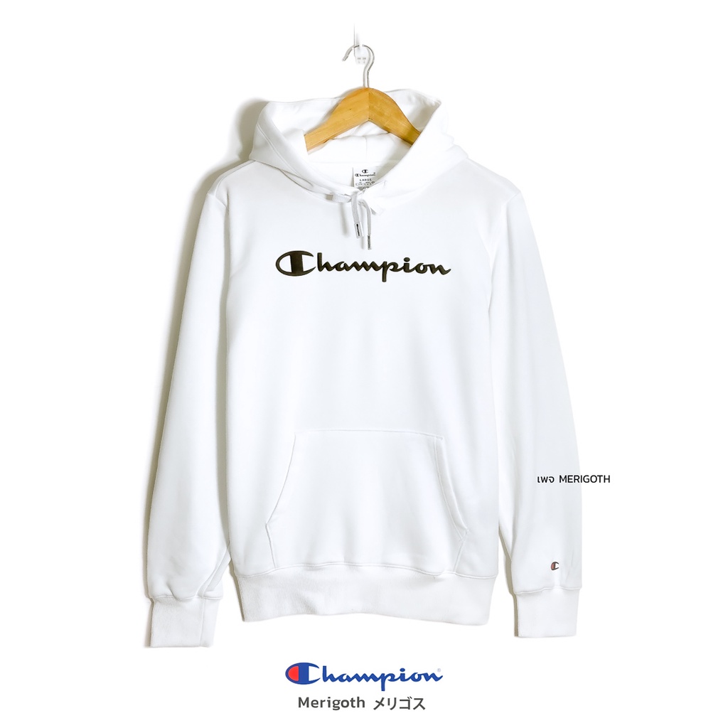 เสื้อฮู้ด Champion รุ่น  Script Logo Hoodie ของแท้ ✅💯