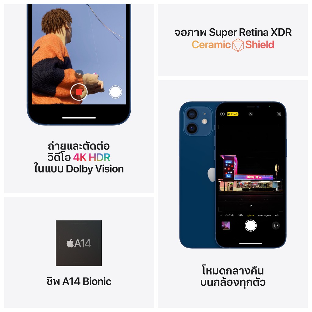 Apple iPhone12 หน้าจอ 6.1 นิ้ว #4