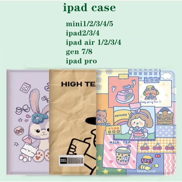 เคสไอแพด💛 ipad gen7/gen8 กรณี ipad apple air3 / 2 sell 10.2 / 10.5 นิ้วซิลิโคน mini4 / 5 เคสiPad