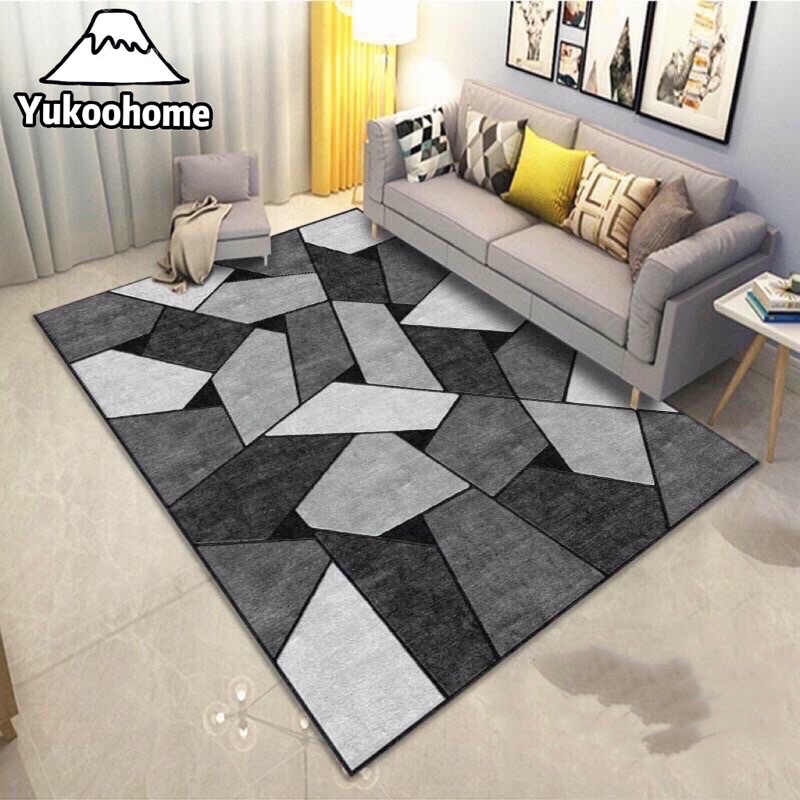 พร้อมส่ง!! พรม พรมปูพื้นนุ่ม พรม3D ขนาด 140*200cm พรมปูพื้นห้องนั่งเล่น พรม3มิติ พรมปูห้องรับแขก พรมขนนุ่ม พรมปูพื้น