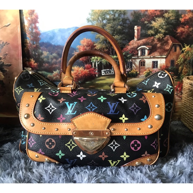 🔥กระเป๋าหลุยส์ LVหนังแท้​ Louis Vuitton Monogram Multicolor Rita