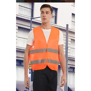 F06[ลด15% ใช้โค้ดFEBBES15]F06  Reflective Vest  60g 、เสื้อกั๊กสะท้อนแสง 60g=1 ชิ้น