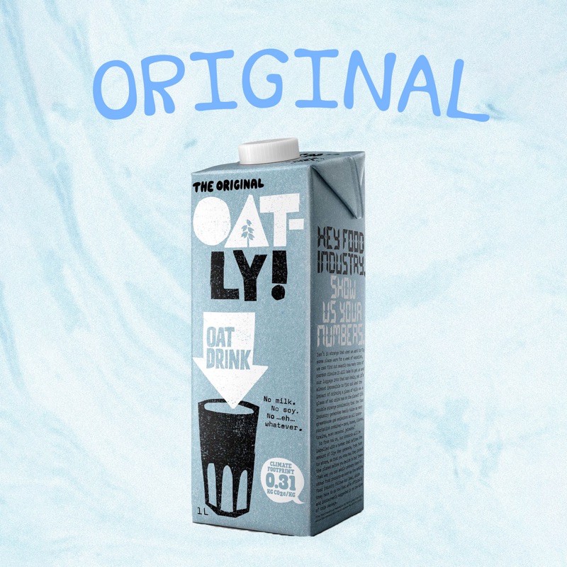 💥พร้อมส่ง💥Oatly นมโอ๊ต Original Oat Milk#เครื่องดื่ม