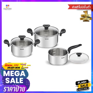 ชุดหม้อ TEFAL PRIMARY IH 6 ชิ้น/ชุดCOOKWARE SET TEFAL PRIMARY IH 6PCS