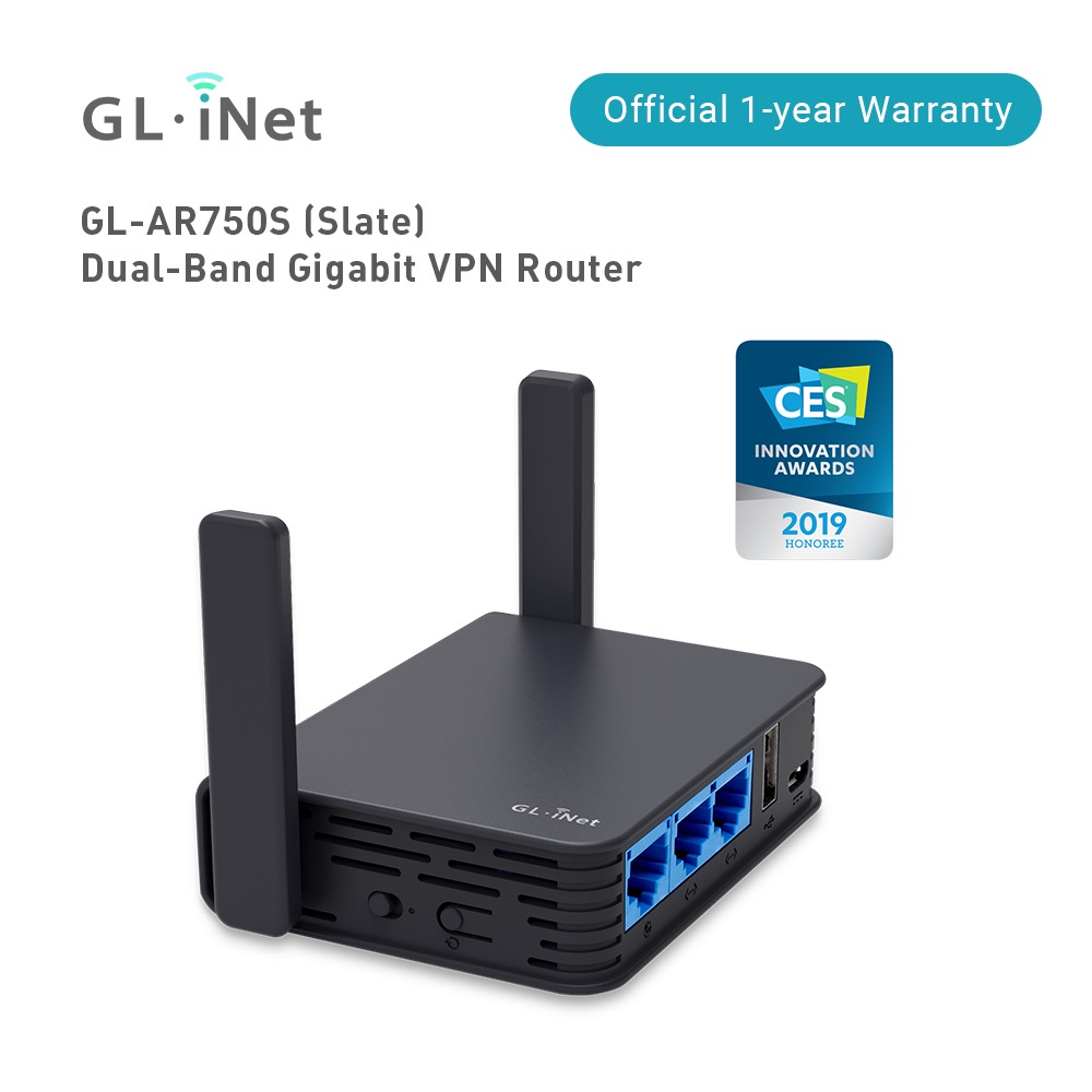 GLAR750SExt (Slate) Gigabit Travel AC VPN Router, 300Mbps(2