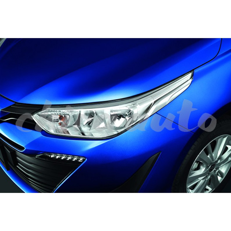 Best saller คิ้วไฟหน้า (โครเมี่ยม) YARIS ATIV 17