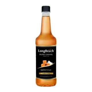 ลองบีชไซรัปซอลท์เทด คาราเมล ขนาด 740 มล. LongBeach Salted Caramel Syrup size 740 ml.