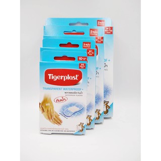 Tigerplast TRANSPARENT WATERPROOF+ พลาสเตอร์ใส กันน้ำ