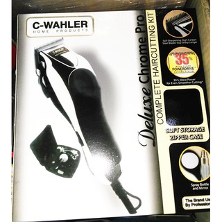 ﻿C-WAHLER ปัตตาเลี่ยนแบบสาย รุ่น Deluxe Chrome Pro สีดำ