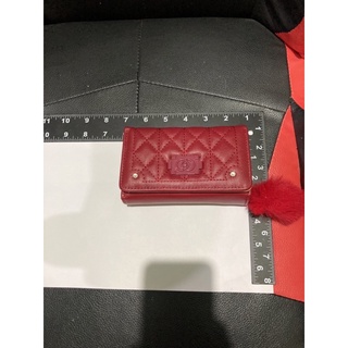 กระเป๋าสตางค์สีแดงเลือดหมู(มือ1)SALE