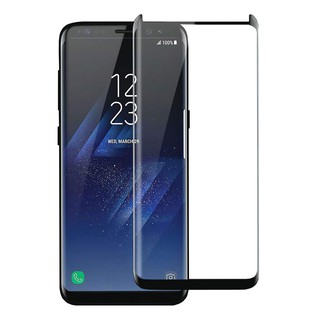 ฟิล์มกระจก นิรภัย เต็มจอโค้ง กาวขอบ ซัมซุง เอส8พลัส  Full Frame Tempered Glass Curve Screen For Samsung Galaxy S8+(6.2")