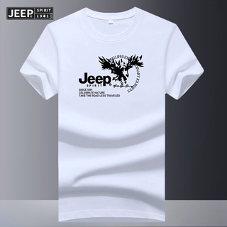 JEEP SPIRIT 1941 ESTD ใหม่ เสื้อยืดลําลอง แขนสั้น ทรงหลวม แห้งเร็ว สําหรับผู้ชาย เหมาะกับการวิ่ง เล่นกีฬา ฟิตเนส