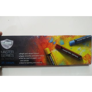 MASTERART Oil Pastels สีชอล์ค สีชอล์คสีน้ำมันMASTER SERIESมี12 16 25สี