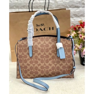 COACH CHARLIE CARRYALL 28 IN SIGNATURE ((32749))