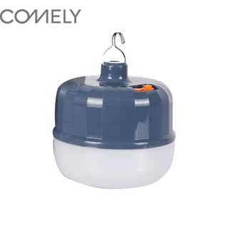 COMELY 30W/50W/100w ไฟร้านค้า รับประกันความสว่าง พกพาง่าย หลอดไฟชาร์จแบตได้ ไฟตั้งแคมป์ หลอดไฟฉุกเฉิน หลอดไฟพกพา ไฟUSB Camping Light Bulb Outdoor Lighting