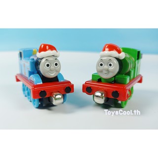 Christmas Edition Thomas, Percy _Take Along Thomas_ Diecast Thomas |Thomas and Friends| โทมัสรถเหล็ก เข็นมือ 3🍁⛄☃☃