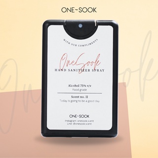 ONESOOK วันสุข แอลกอฮอล์สเปรย์ กลิ่น 02 Peach Please #กลิ่นหอมถนอมมือ
