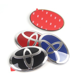 โลโก้ toyota สีแดง/สีดํา 2 ชิ้น