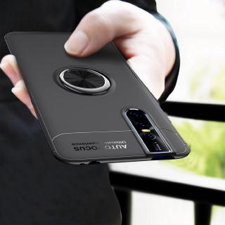 เคสมือถือ พร้อมแหวนแม่เหล็ก หมุนได้ 360 องศา กันกระแทก สําหรับ Vivo V15 V15 Pro V17 Pro