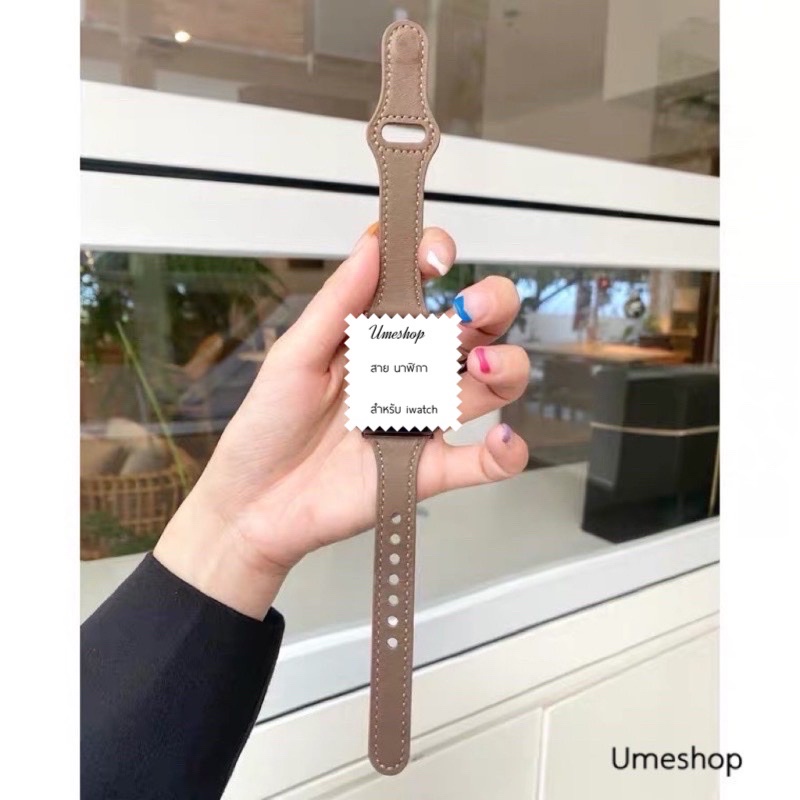 Ume สาย watch สําหรับ สายนาฬิกา watch ultra10 9 8 7 se 6 5 4 3แบบ หนัง  38/40/41/42/44/45/46มาใหม่ สายนาฬิกา smart watch
