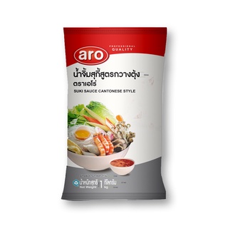 เอโร่ น้ำจิ้มสุกี้สูตรกวางตุ้ง 1000 กรัม / aro Suki Sauce Cantonese Style 1000 g