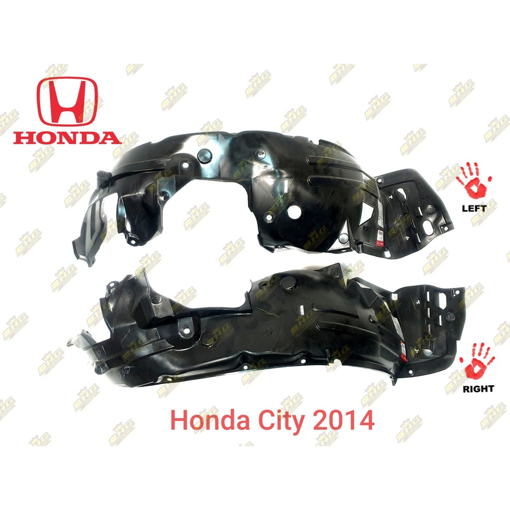 พลาสติกซุ้มล้อหน้า CITY 2014 Honda
