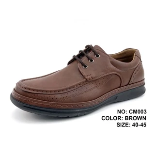 GS003 รองเท้าลำลองผู้ชาย ดีไซน์ผูกเชือก เย็บพื้นรองเท้า พร้อมส่ง