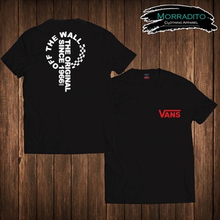 Vans ขายดี เสื้อแขนสั้น ผ้าฝ้าย พิมพ์ลาย อินเทรนด์