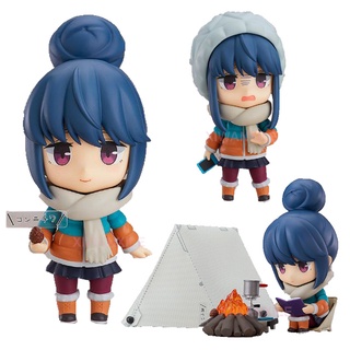 ฟิกเกอร์ PVC อนิเมะ Yuru Camp Rin Shima 981 Q Version ไม่มีกล่อง