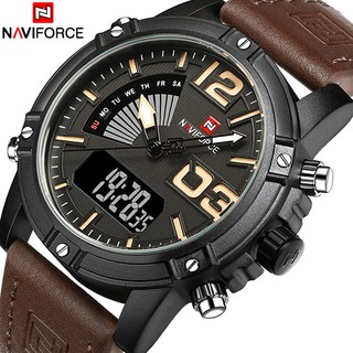 NAVIFORCE นาฬิกาข้อมือ กันน้ำ สไตล์สปอร์ต สำหรับผู้ชาย