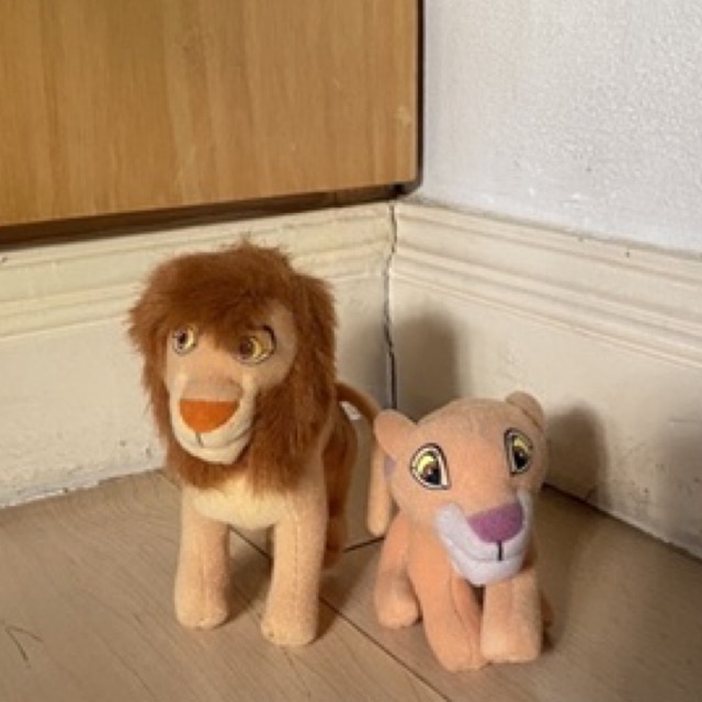 ตุ๊กตาสิงโต lion king ตุ๊กตาคู่ simba nala