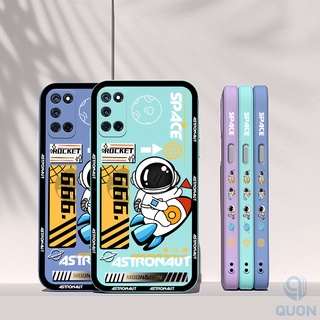 เคสโทรศัพท์มือถือแบบนิ่ม Tpu ลายนักบินอวกาศ NASA สําหรับ OPPO A32 A33 A52 A53 A54 A72 A74 A92 A93 A94 A95 F19 pro RENO 4 5