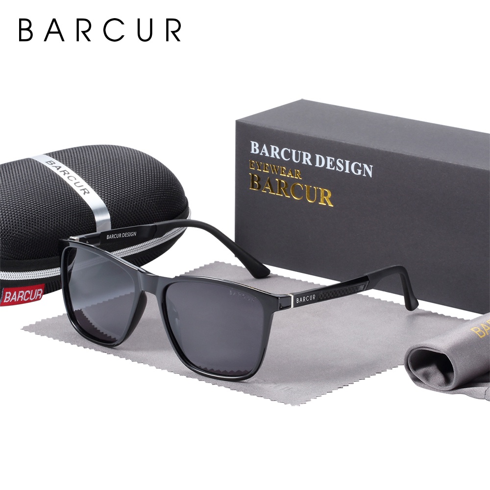 TRISKEL EYEWEAR Barcelona Square Polarized Sunglasses - UV400, Acetate Frame, 144mm Fit